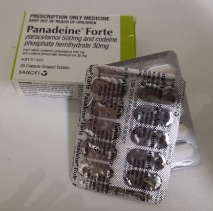 Panadeine/Codalgin Forte 500mg Paracetamol 30mg Codeine – 20 Tabs