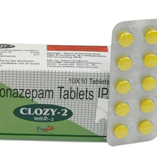 Clozy 2mg (100 tabs) Clonazepam