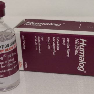 Humalog Insulin 10ml – 100iu/1ml Vial